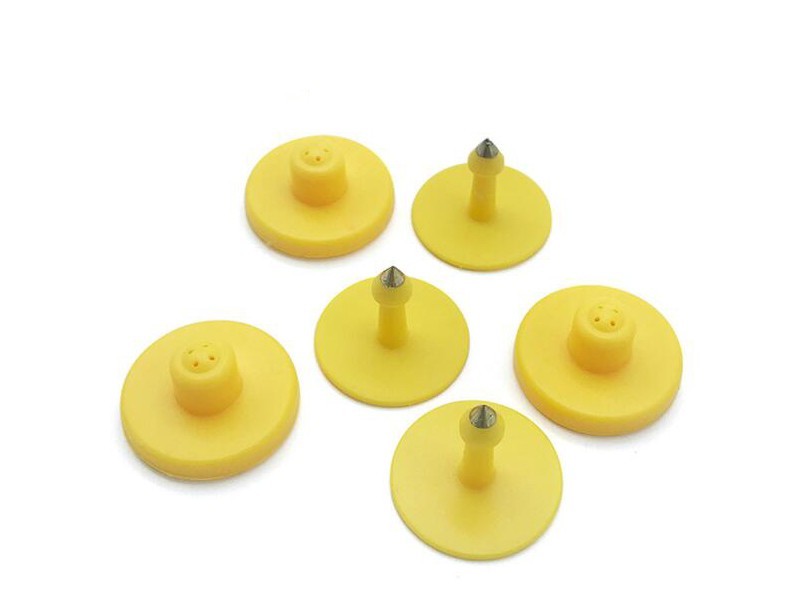 RFID家畜管理追蹤標(biāo)簽 無源圓形動(dòng)物耳標(biāo)